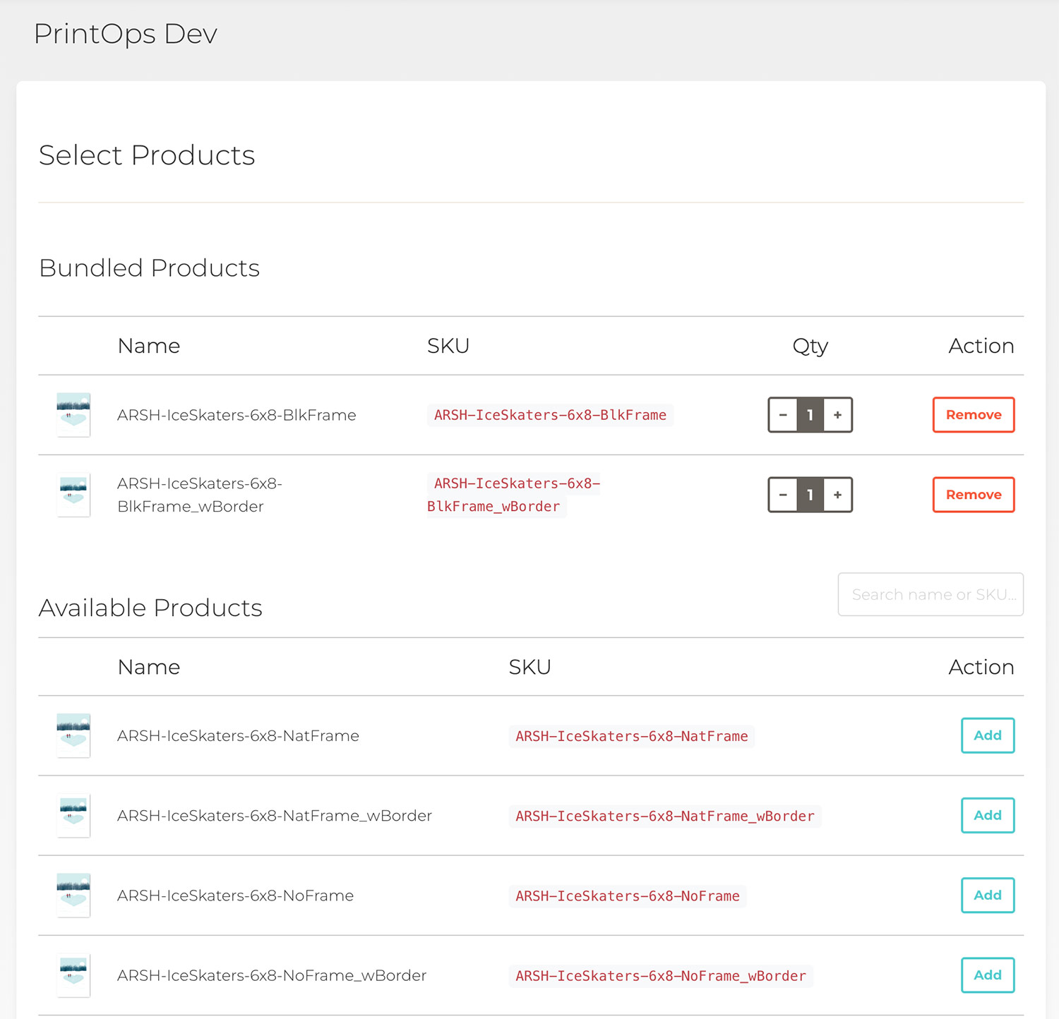 Select Products